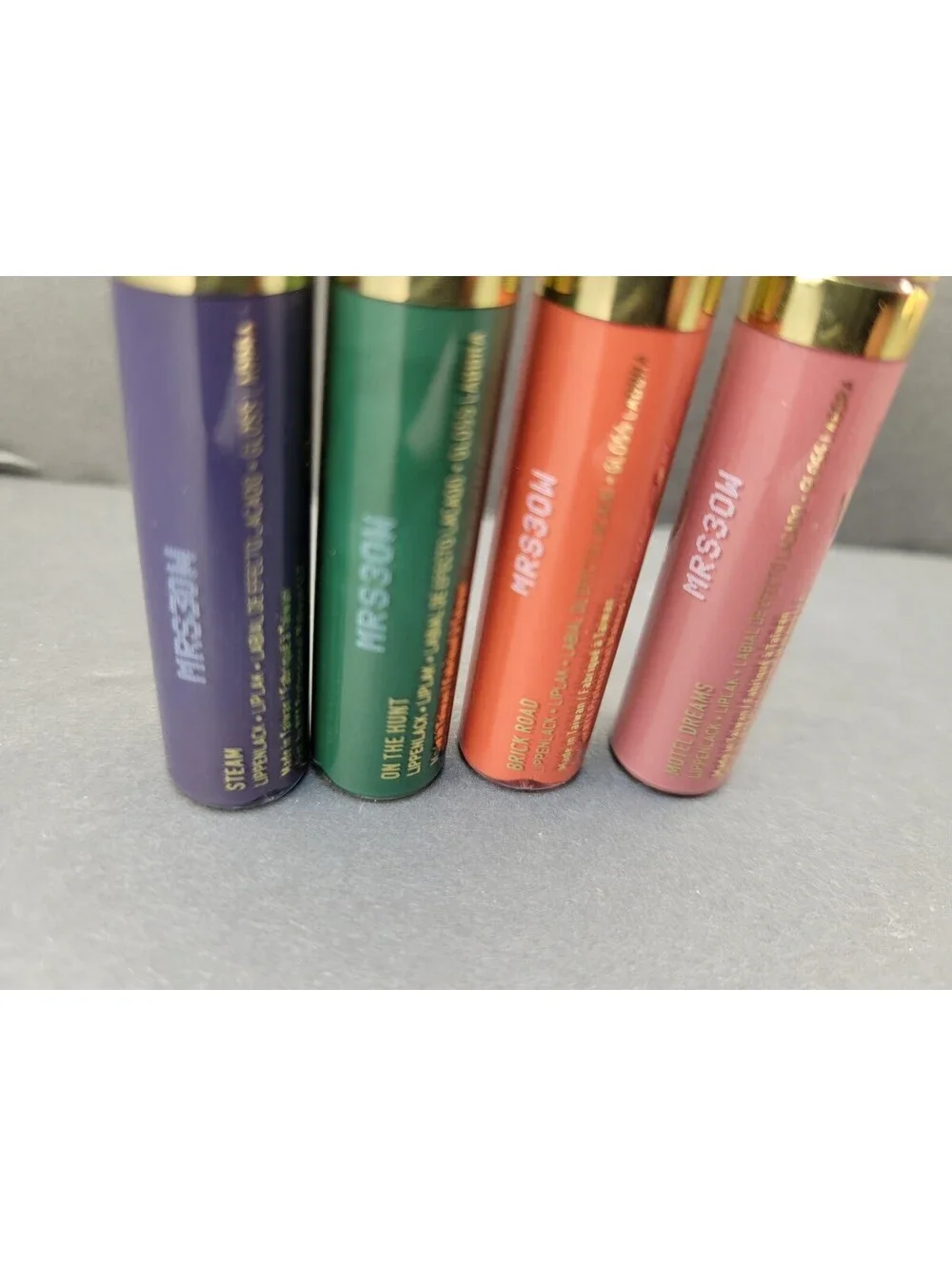 8 Pc Set NYX Slip Tease Full Color Lip Lacquer 0.09 oz / 2.7 mL Travel Size NWOB